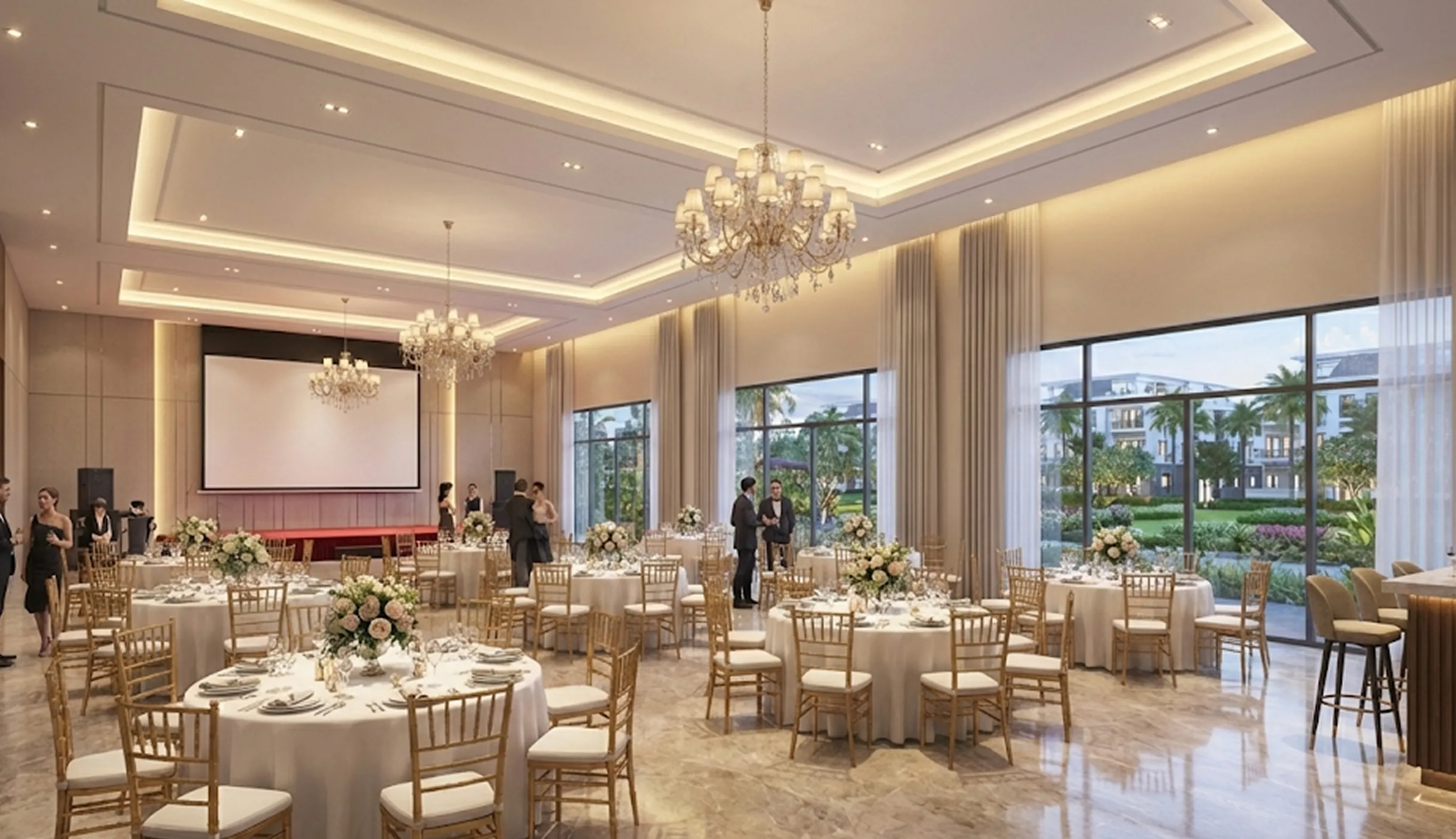 Banquet Hall + Spillover Lawn