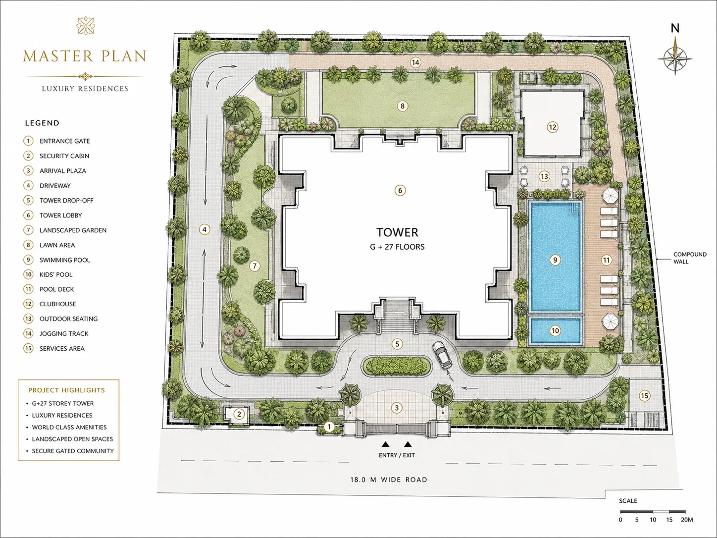 Rustomjee Vista Bay — Master Plan